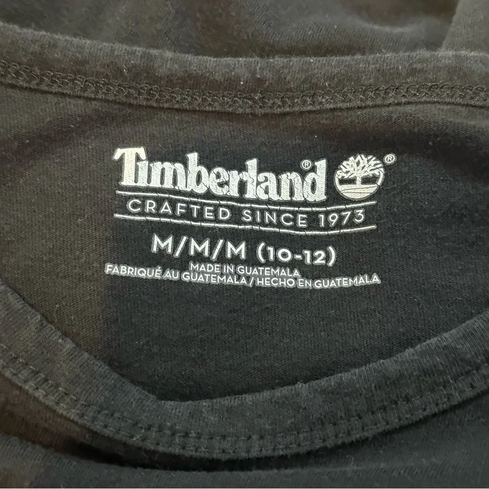 Timberland Boys Black Long Sleeve T-Shirt size Medium